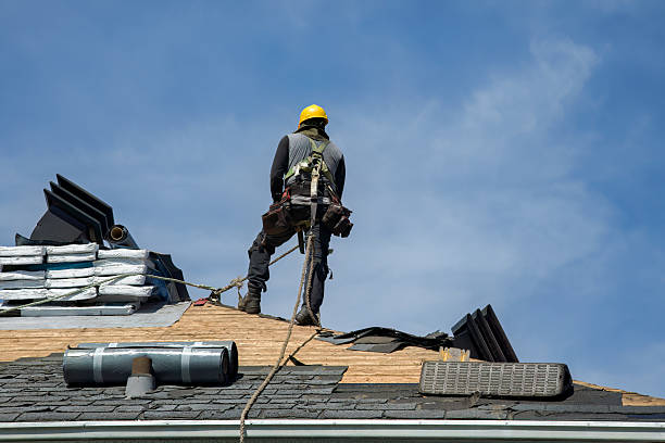 Professional Flat Roof Repair technician working in Laurel, MT